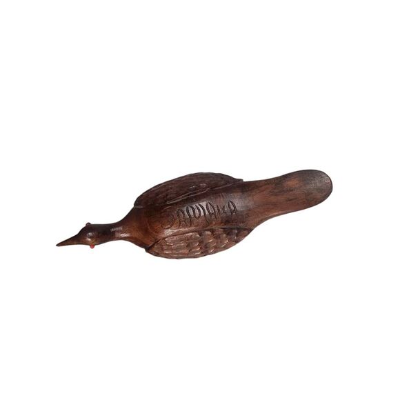 Jamaica Birds Hand Carved Wood Figurine‎ Birds On Tree Vintage Novelty Souvenir - Picture 4 of 11
